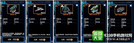 银河掠夺者装备信息