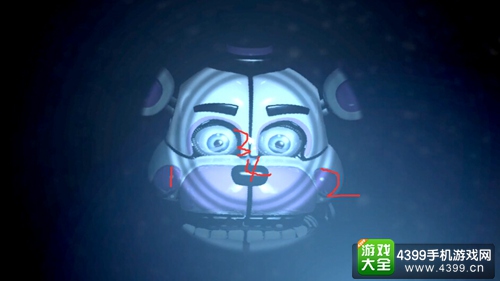 玩具熊的五夜后宫姐妹地点第3夜怎么过