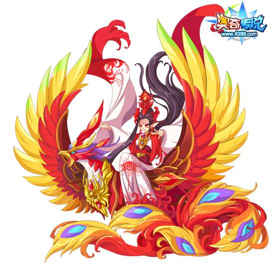 奥奇传说凤神千骨高清大图，奥奇传说凤神千骨图片