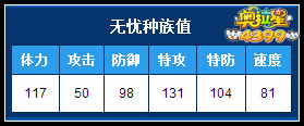奥拉星无忧种族值