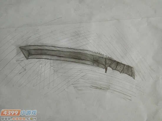 生死狙击玩家手绘-砍刀