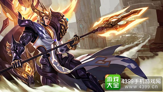 杨戬真是一身贵气的金闪闪装束