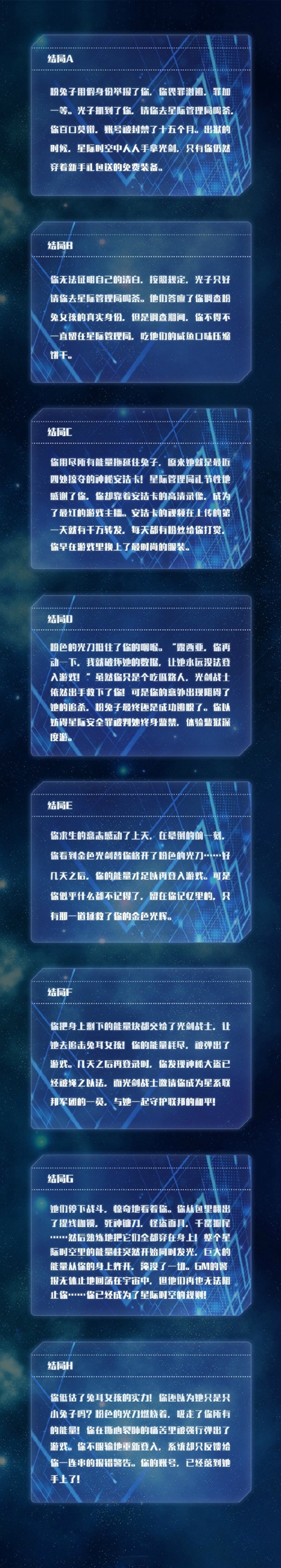 奇迹暖暖星际穿梭游戏剧情