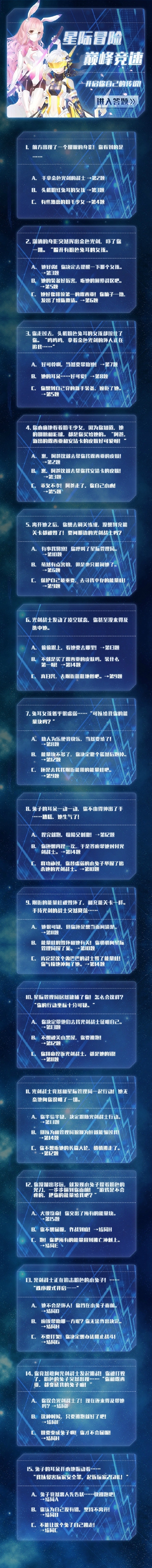 奇迹暖暖星际穿梭游戏剧情