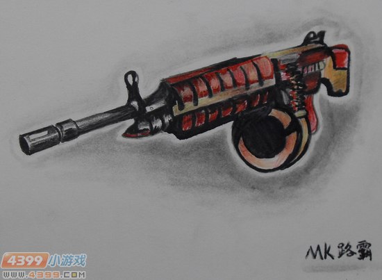 生死狙击玩家手绘-彩绘MK路霸