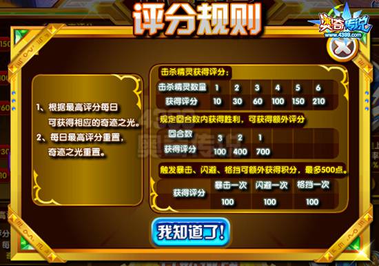 奥奇传说启元奇迹皇打法 启元奇迹皇怎么打积分