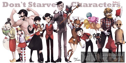 饥荒同人漫画 玩家作品展示