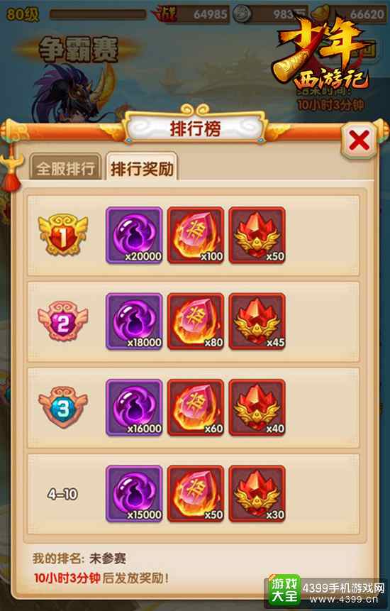 少年西游记超级奖励