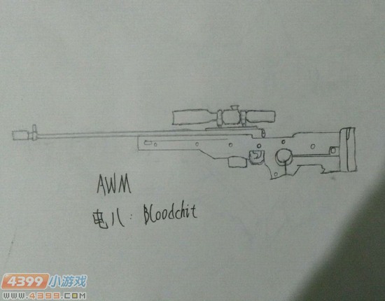 生死狙击玩家手绘-AWM