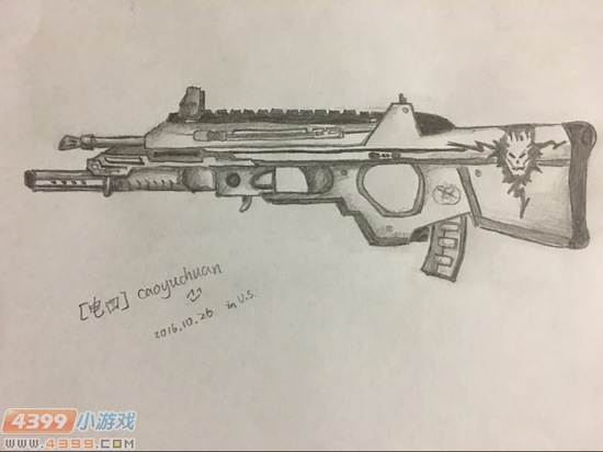 生死狙击玩家手绘-FN2K暴君