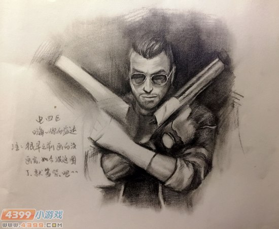 生死狙击玩家手绘-遗失的画稿