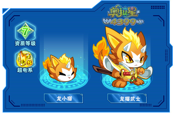 奥拉星龙猫武士