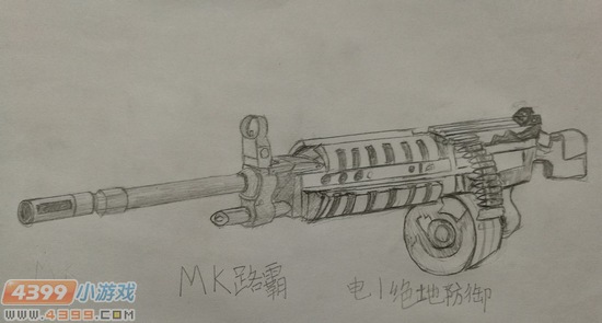 生死狙击玩家手绘-MK路霸手绘