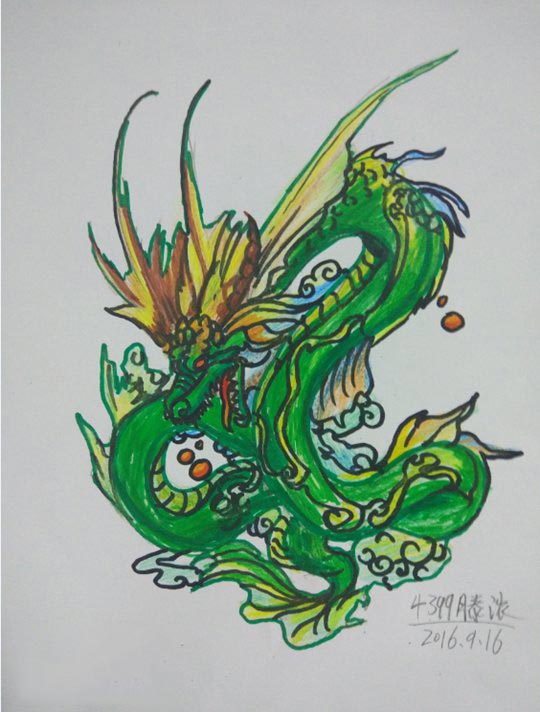 洪荒大劫篇手绘青龙-4399滕浓