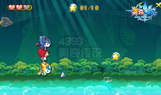 奥奇传说合作的力量 每天100万经验