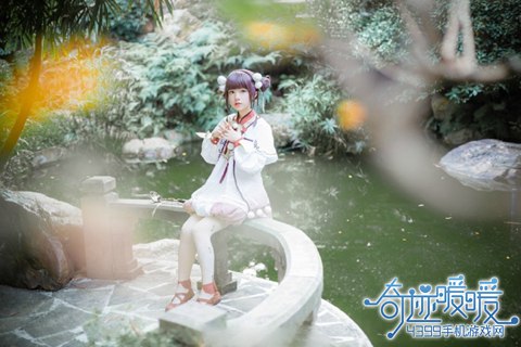 奇迹暖暖玩家COS汤圆套装