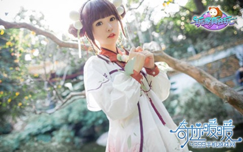 奇迹暖暖玩家COS汤圆套装