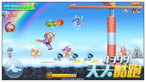 天天酷跑机甲03多人对战实战测试