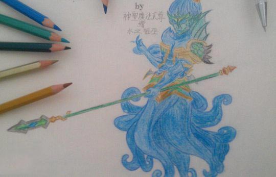 洪荒大劫篇彩绘水之祖巫-4399天尊