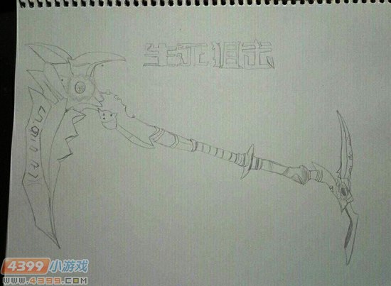 生死狙击玩家手绘-夺命双镰组合型