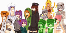 我的世界同人图 mc怪物娘图片欣赏