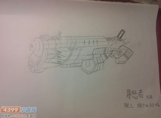 生死狙击玩家手绘-暴怒者手绘