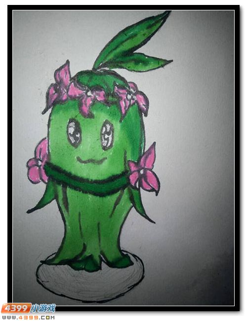 卡布手绘—草花仙