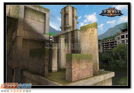 4399生死狙击身法地图遗忘都市