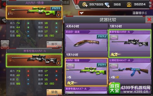 CF手游AWM情缘怎么样