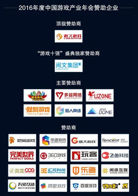 2016中国游戏产业年会