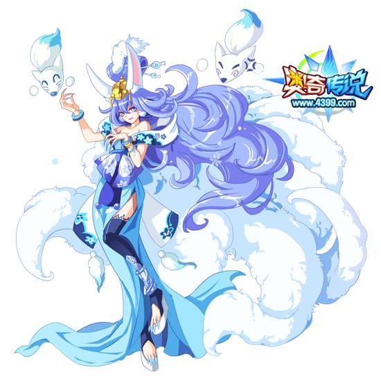 奥奇传说九尾灵狐梵星高清大图，奥奇传说九尾灵狐梵星图片