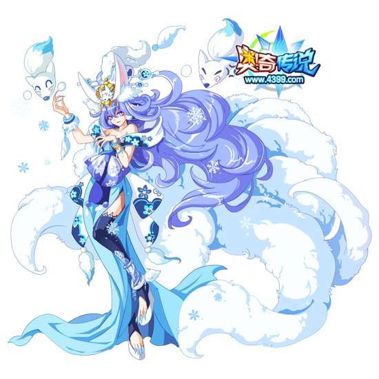 奥奇传说九尾灵狐梵星高清大图，奥奇传说九尾灵狐梵星图片