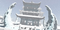 我的世界古风建筑物地图 冰雪城建筑存档下载