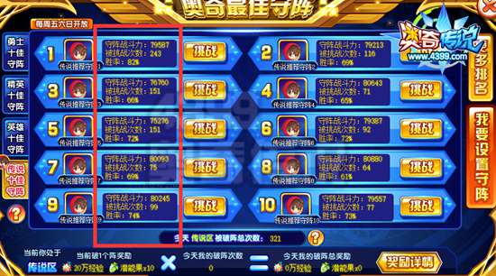 奥奇传说最佳守阵强势回归 成为守阵强者