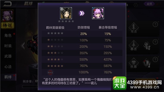 影之刃2羁绊提升角色战力