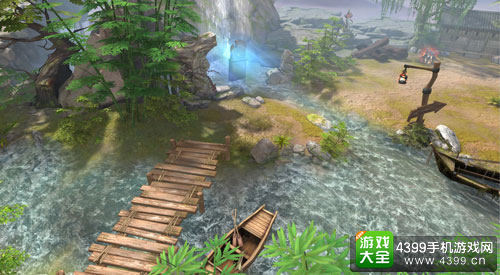 流水潺潺、清可见底，还原真实水波流动感觉