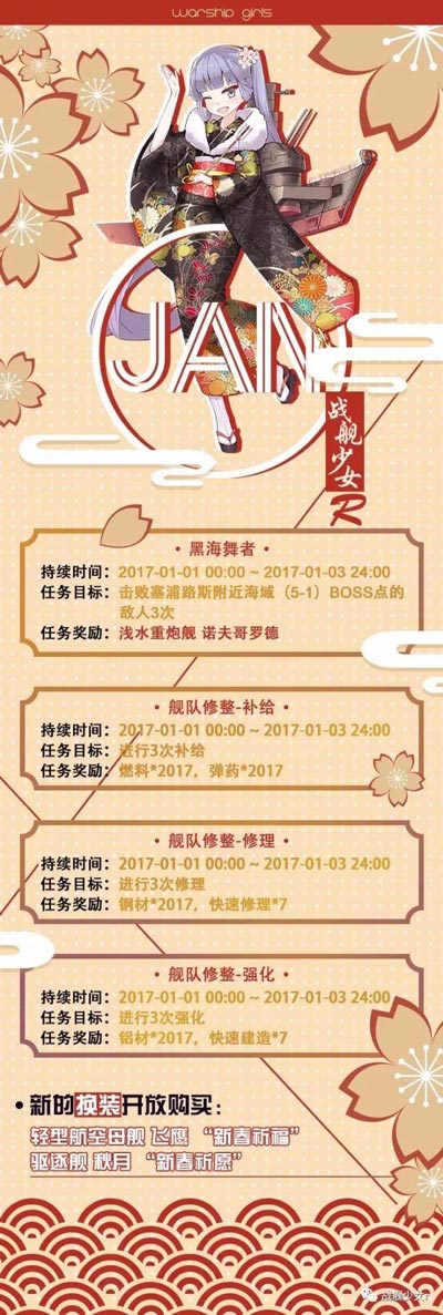战舰少女r元旦更新