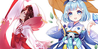阴阳师同人作品集锦第一期 御姐桃花妖&萤草妹子