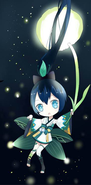 阴阳师萤草图