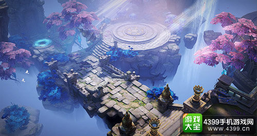 《镇魔曲》手游—烟雾缭绕的世外桃源—宫殿副本实景