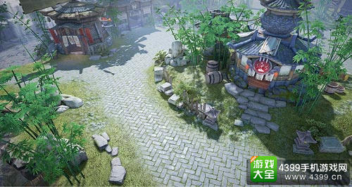 《镇魔曲》手游—郁郁葱葱的小村—古灵村实景