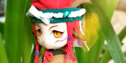 阴阳师盆栽里的小鹿男 粘土人偶欣赏