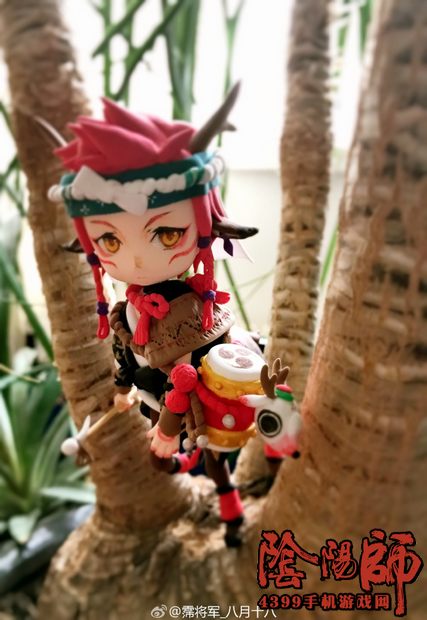 阴阳师盆栽里的小鹿男 粘土人偶欣赏