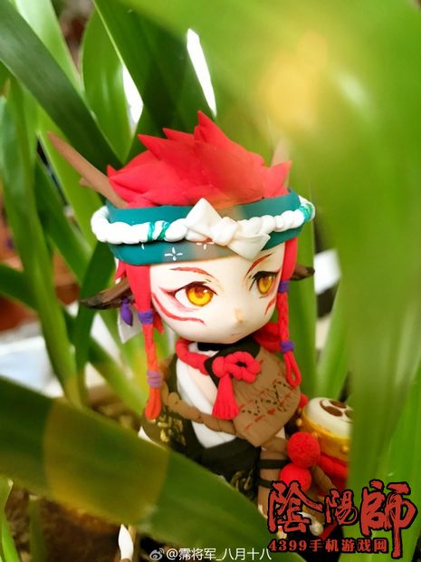 阴阳师盆栽里的小鹿男 粘土人偶欣赏