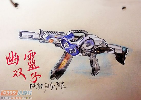 生死狙击玩家手绘-幽灵双子
