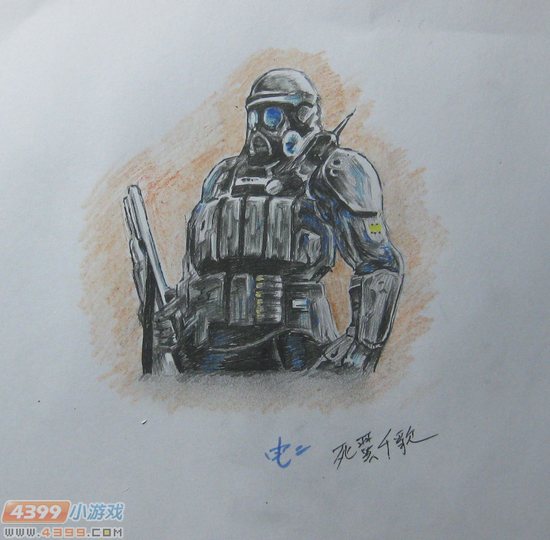 生死狙击玩家手绘-盖兹