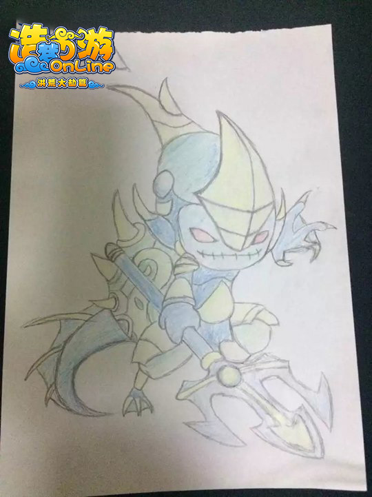 洪荒大劫篇手绘蛟魔王-4399叫兽蜀黍