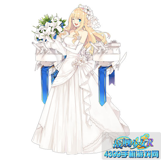 战舰少女r金刚婚纱换装