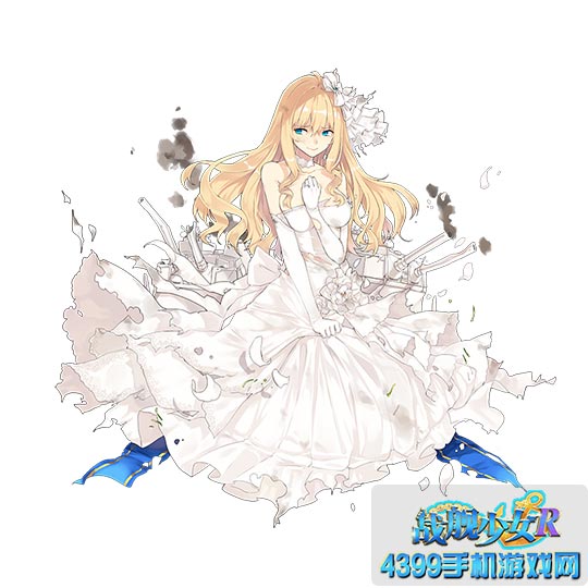战舰少女r金刚婚纱立绘
