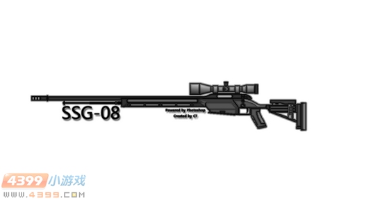 生死狙击玩家手绘-SSG08鼠绘